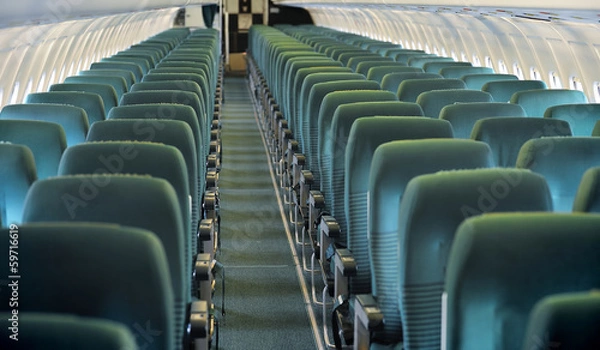 Obraz Aircraft seating view