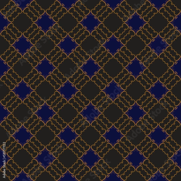 Obraz Seamless background with geometric pattern