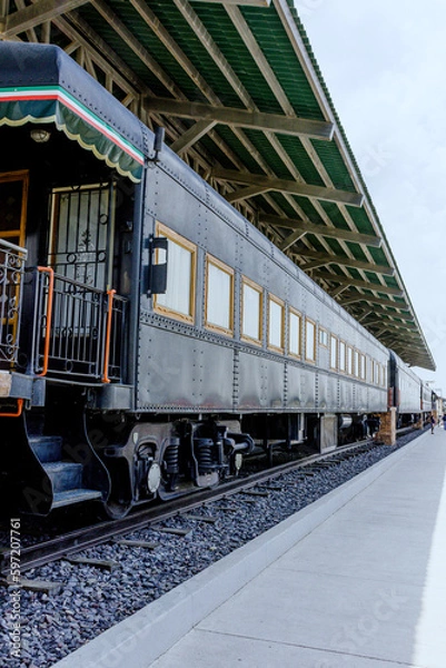 Obraz train on station