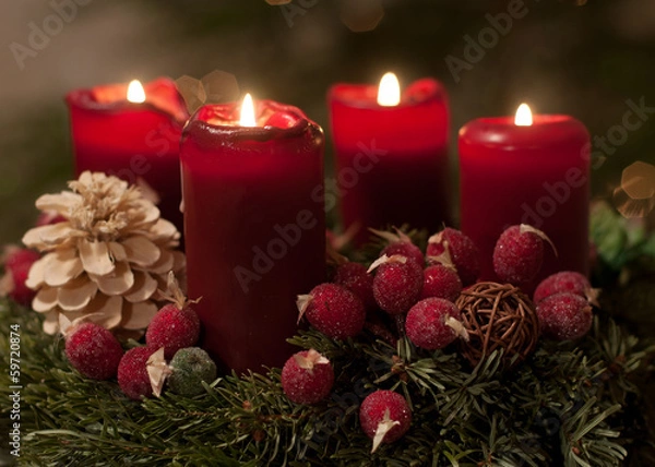Obraz Advent wreath