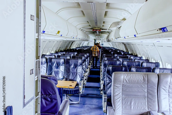 Obraz asientos avión 