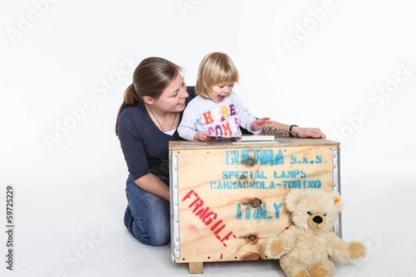 Obraz mama tochter spielen