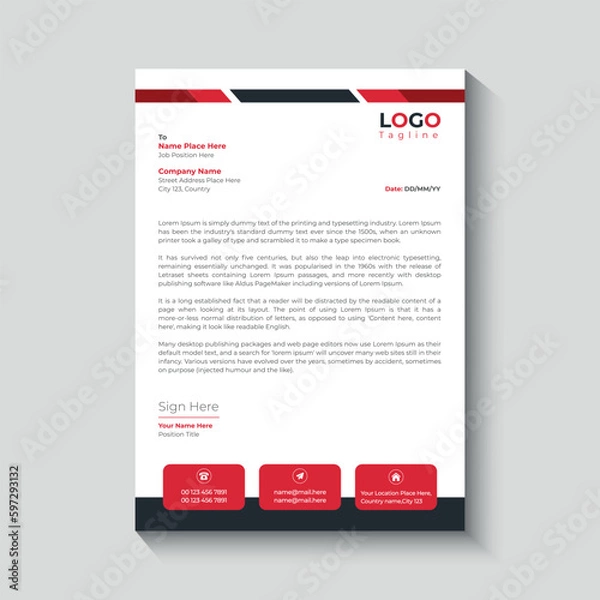Obraz document template
