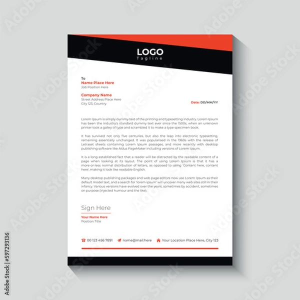 Obraz document template