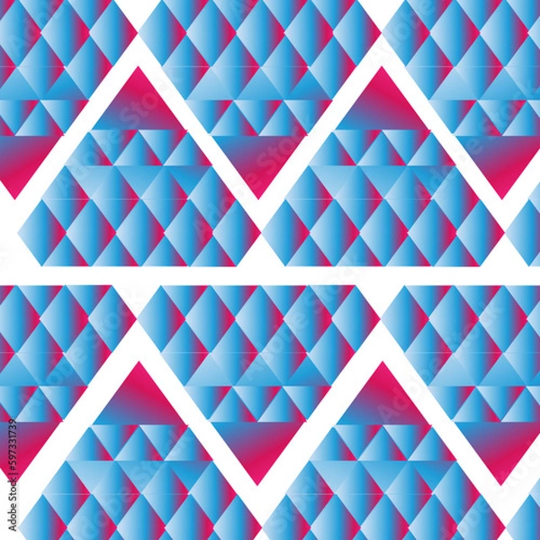 Obraz seamless geometric pattern Ai