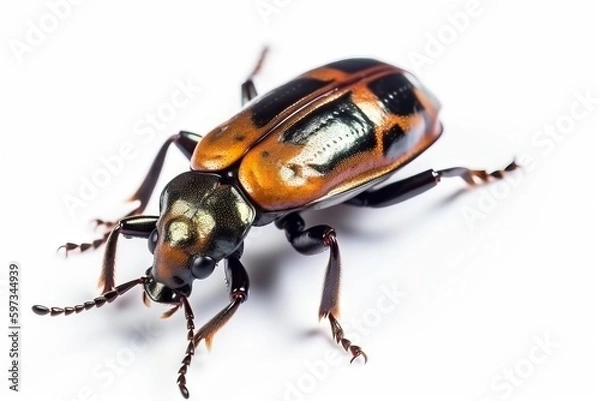 Fototapeta insect bug isolated on white background, generative ai