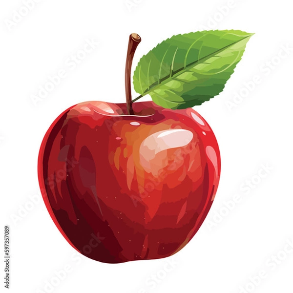 Obraz Ripe apple symbolizes healthy eating in nature