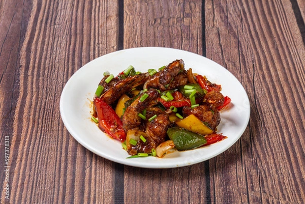 Fototapeta Chili prawn