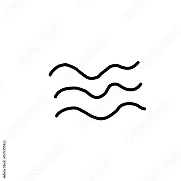 Fototapeta black wave