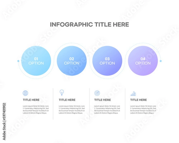 Fototapeta business infographics, diagrams, element