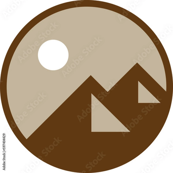 Obraz Mountain Adventure logo