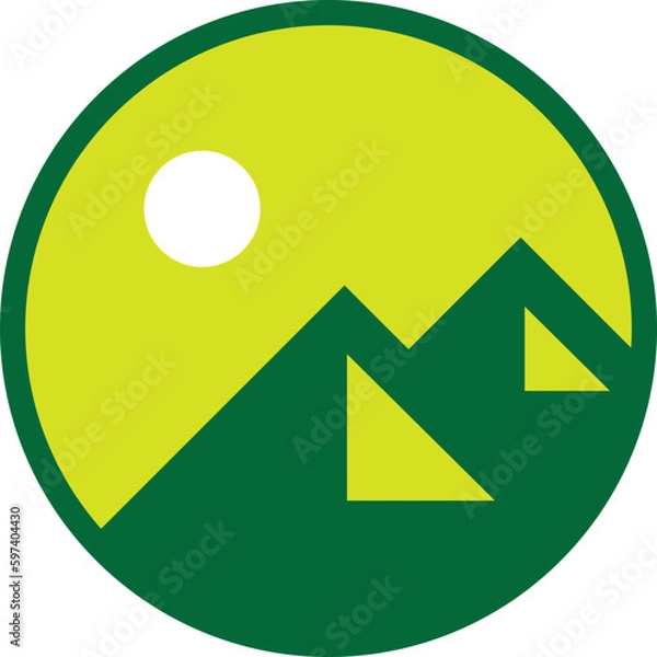 Obraz Mountain Adventure logo