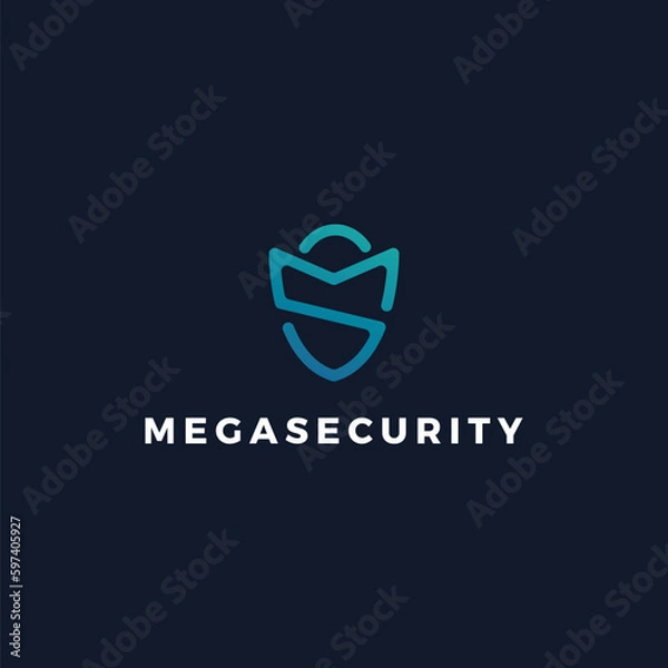 Obraz MS Security Guard Logo Icon