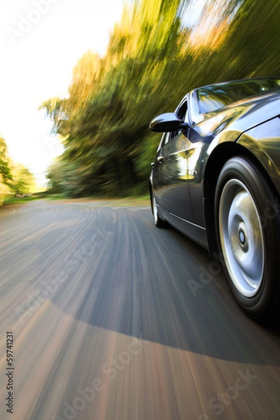 Obraz Samochód pędzący.