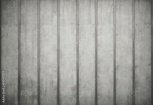 Fototapeta Gray wall texture used as background, Generative AI