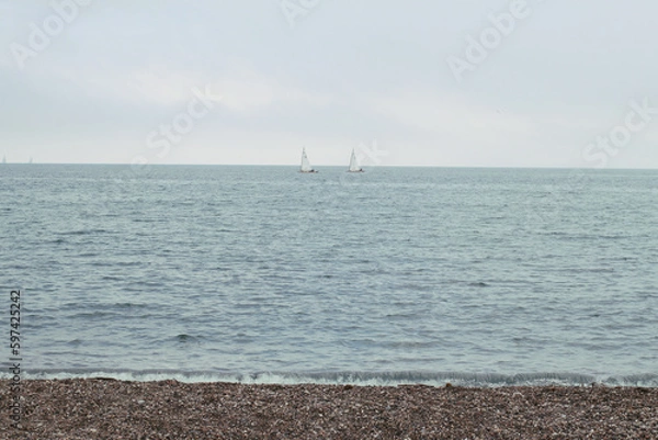 Obraz Dos barcos en el mar