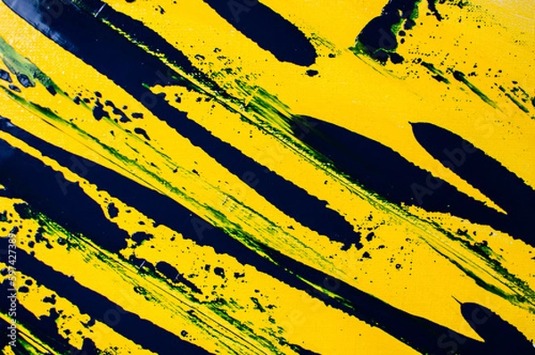 Fototapeta background, texture of brush strokes and splashes of paint, design elements