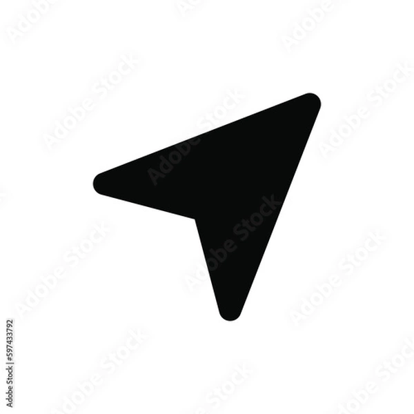 Fototapeta Send icon vector. Mail sign