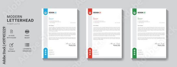 Obraz Letterhead Template