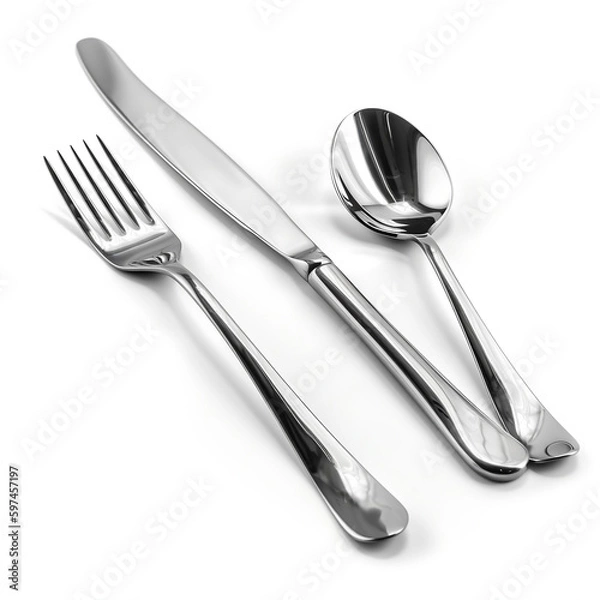 Obraz fork and spoon, ai generated