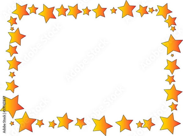 Fototapeta star frame