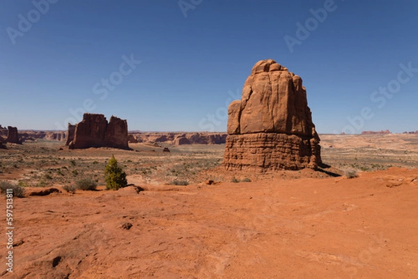 Obraz Beautiful rock formations in Arches National Park, Utah