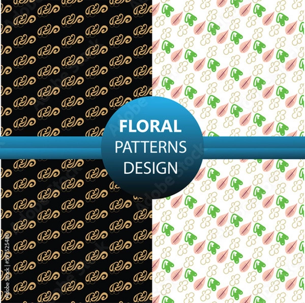 Obraz Patterns design template