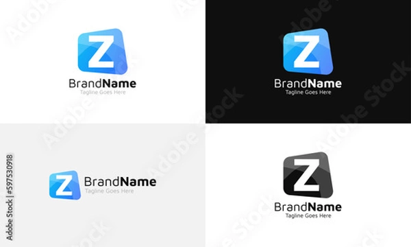 Obraz Z Letter Logo Template