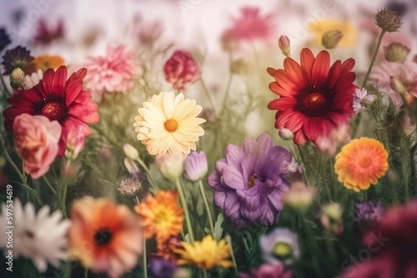 Fototapeta flower meadow-Ai