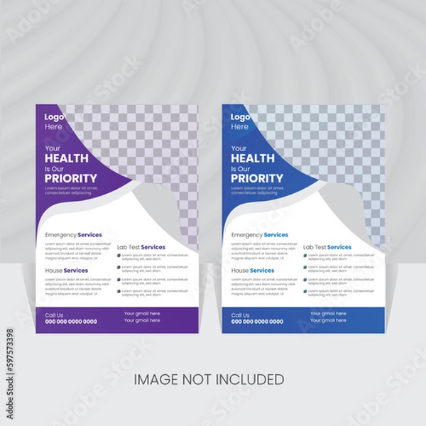 Obraz CREATIVE PROFESSIONAL MEDICAL FLYER DESIGN