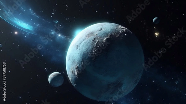 Fototapeta planet in space