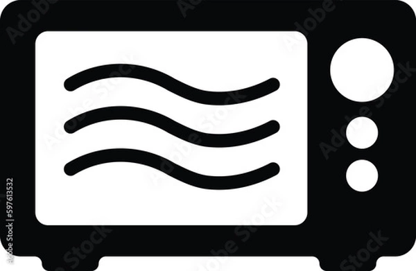 Obraz microwave icon, cooking icon
