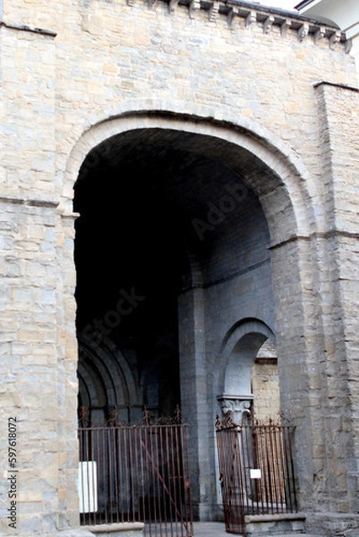 Obraz Entrada de la catedral de Jaca
