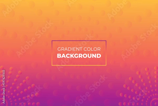 Obraz Colorful abstract vector gradient background design.