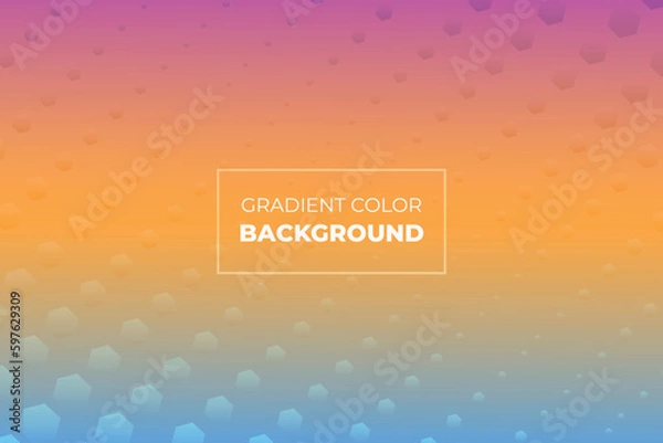 Obraz Colorful abstract vector gradient background design.