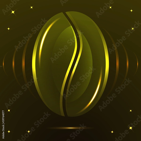 Obraz Green coffee grain