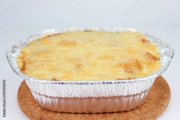 Fototapeta 手作り焼きチーズカレー　家庭料理
