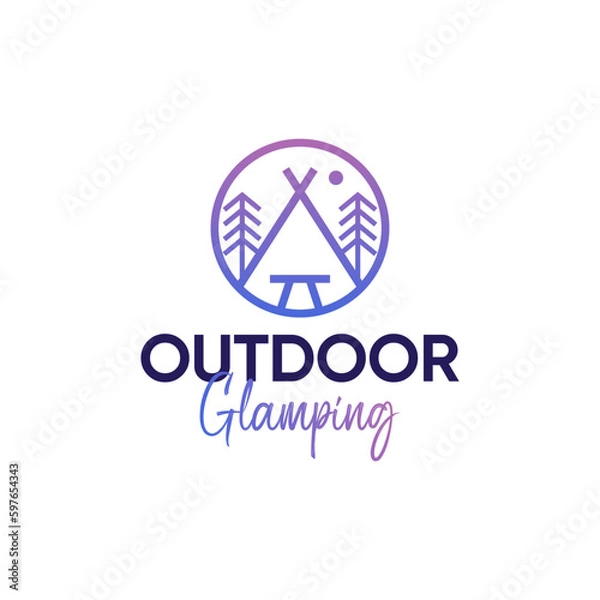 Obraz Outdoor emblem logo