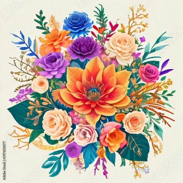 Obraz Bohemian floral 