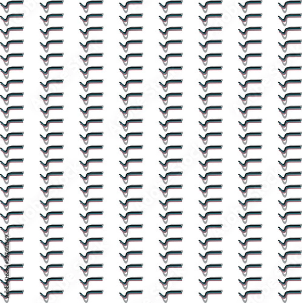 Fototapeta The pattern is filled with curved lines forming three-dimensional protrusions like thresholds.