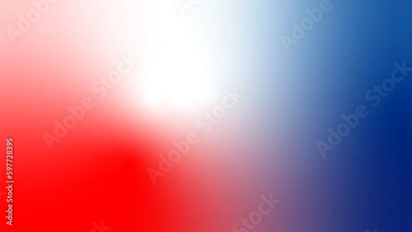 Obraz abstract red white blue tricolor flag gradient background