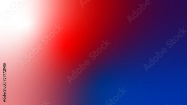 Obraz abstract red white blue tricolor flag gradient background