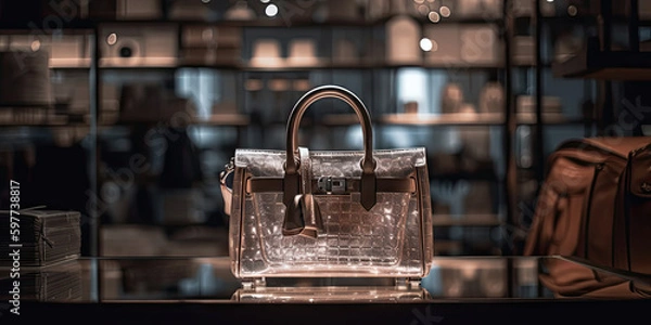 Fototapeta Boutique Handbag Display - Made with Generative AI