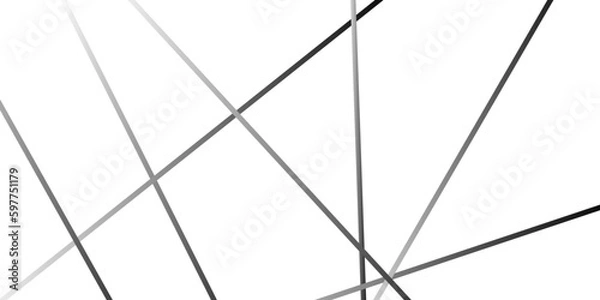 Fototapeta Abstract geometric lines background. Abstract grey and silver random chaotic liens with many squares and triangles shape background.	
