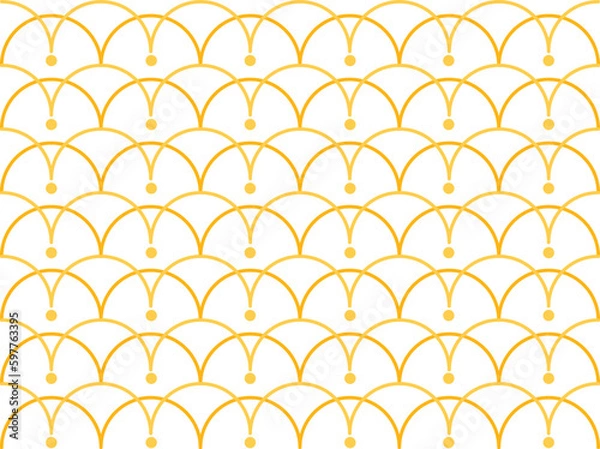 Fototapeta yellow wave pattern background style