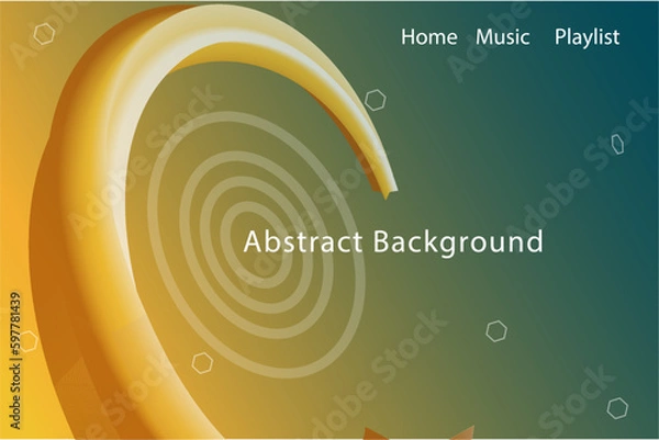 Obraz bstract Background Yellow 