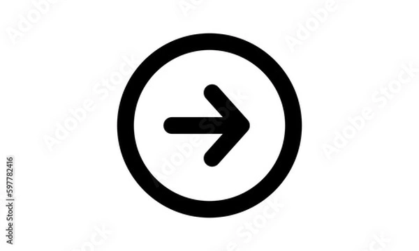 Fototapeta Arrow logo template icon vector image	