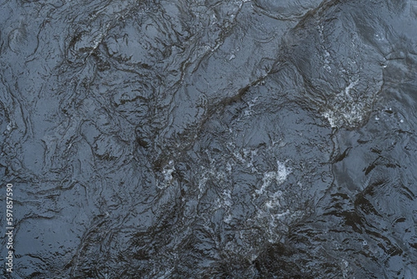 Obraz water drops on the muddy texture background