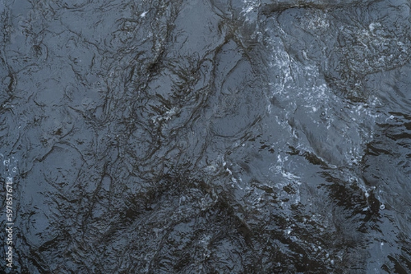 Obraz water drops on the muddy texture background