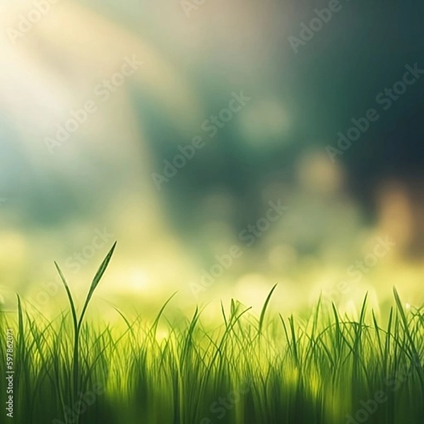 Obraz green grass background
